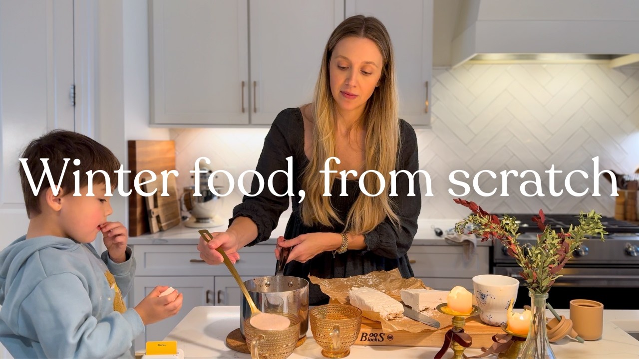 Winter Food From Scratch for My Family | Cozy Homemade Meals