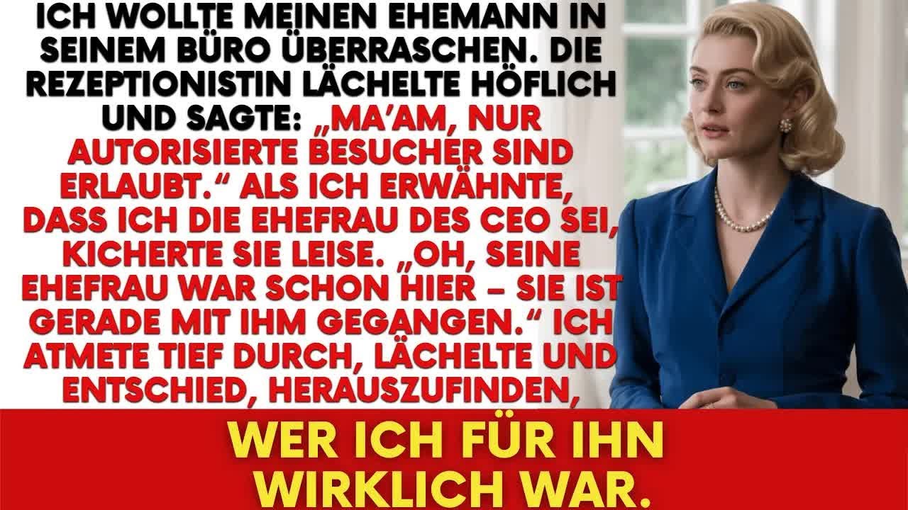 Ich wollte meinen Millionär Ehemann in seinem Luxbüro überraschen – fand stattdessen ein Doppell