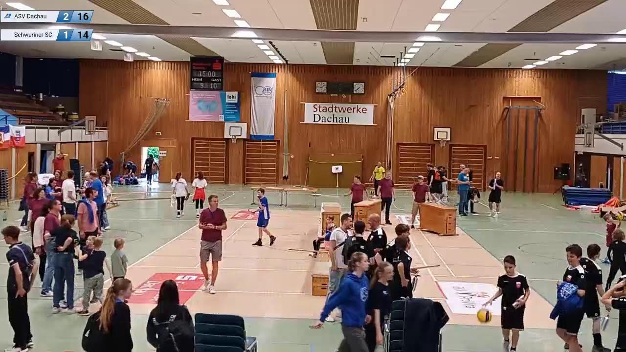 Feld 2 - Sonntag - Deutsche Volleyball-Jugendmeisterschaft U14 weiblich Dachau