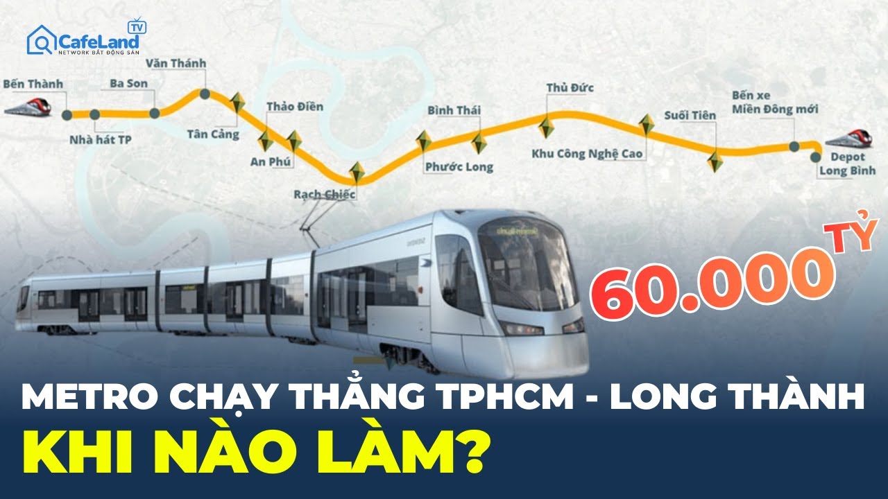 Đồng Nai CHỐT thời gian l&agrave;m metro nối TP.HCM đến s&acirc;n bay Long Th&agrave;nh | CafeLand