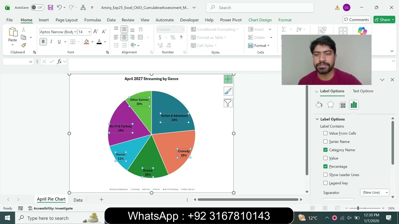 Exp25_Excel_Ch03_CumulativeAssessment_Movies | Excel Chapter 3 Grader Cumulative - Movies