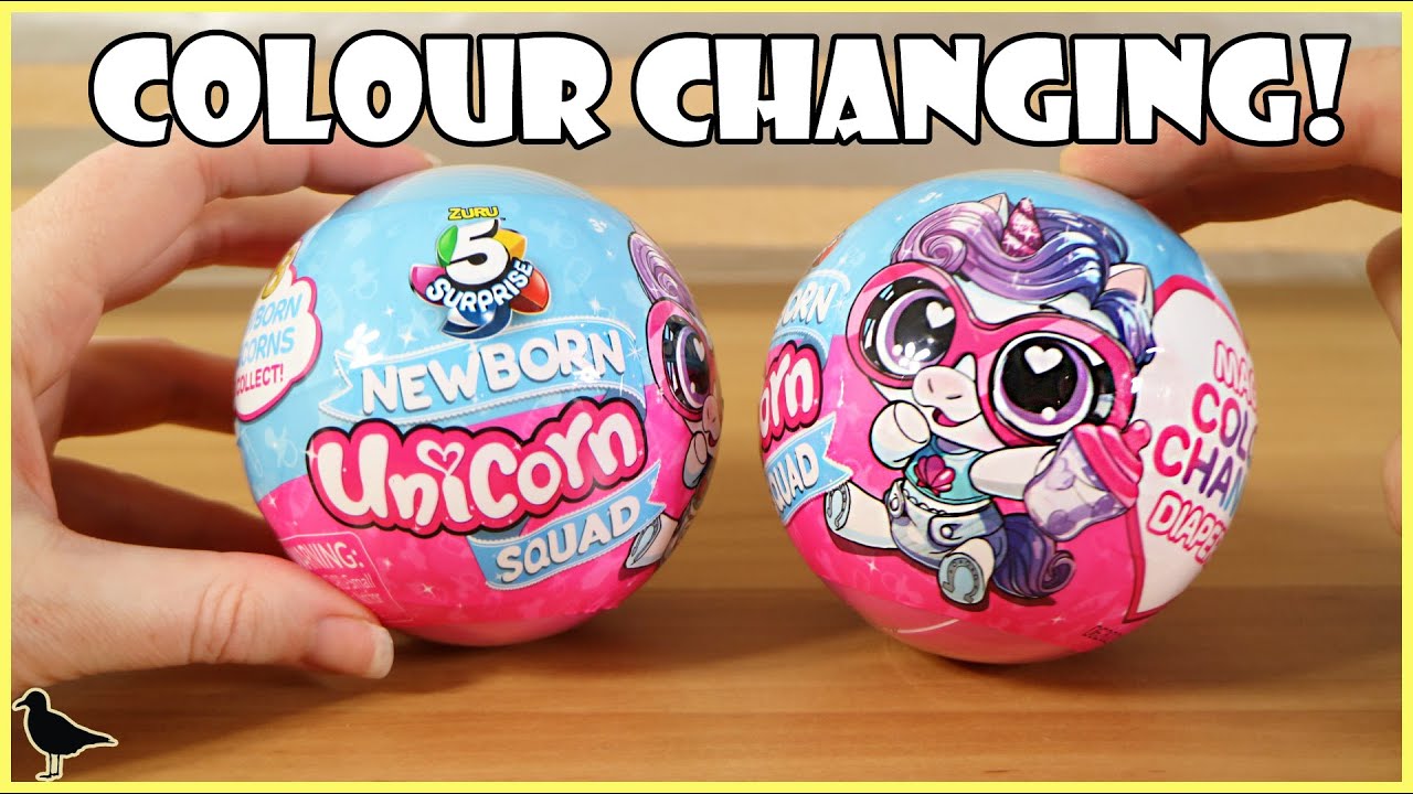 Zuru 5 Surprise Newborn Unicorn Squad Series 4 Toy Opening! | Birdew Reviews
