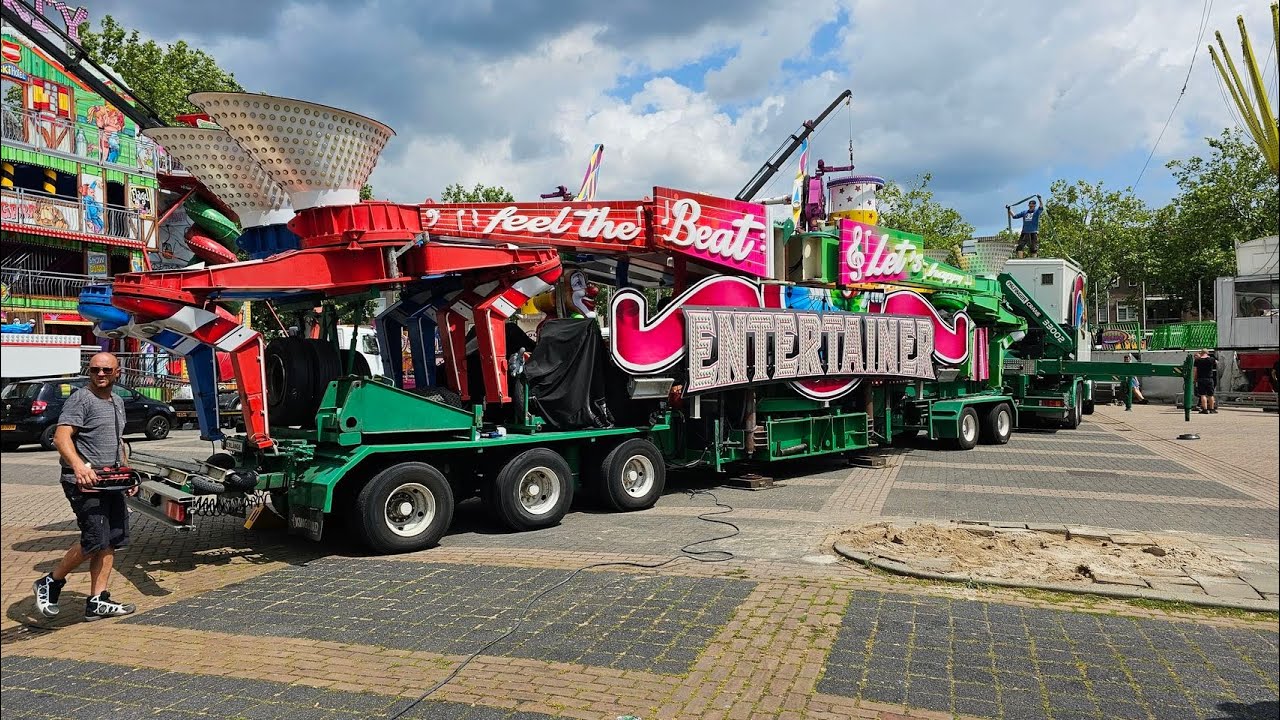 Aufbau Kirmes / Opbouw Kermis / MEGA Kermis Uden 2023 -2