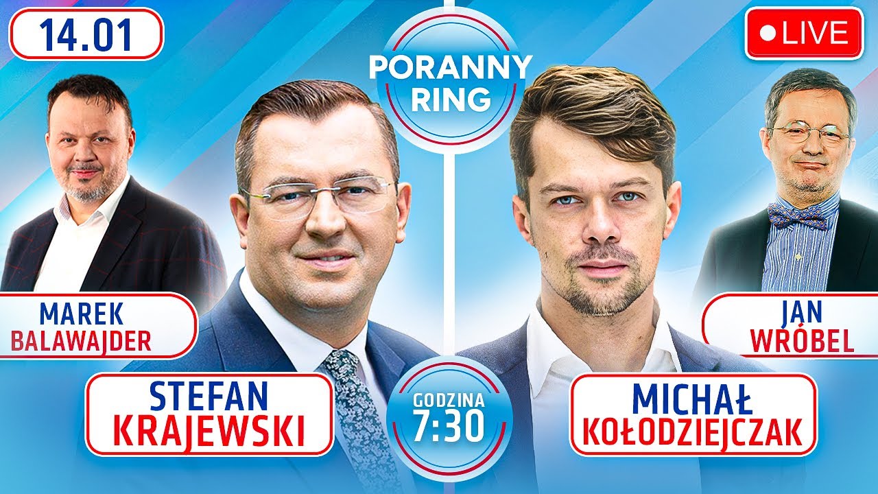 🔴 PORANNY RING 7:30 - KOŁODZIEJCZAK, KRAJEWSKI