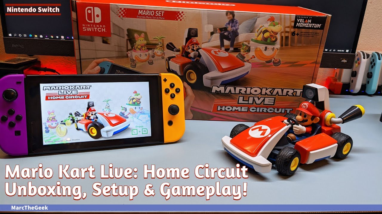 Mario Kart Live: домашняя трасса: распаковка, настройка и игровой процесс!