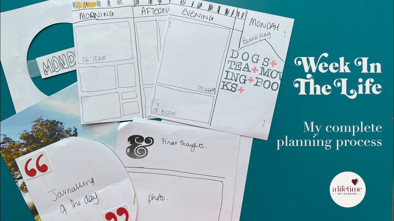 Week In the Life 2024 | Ali Edwards | Complete Planning Process. Ideas, mocks up and prep