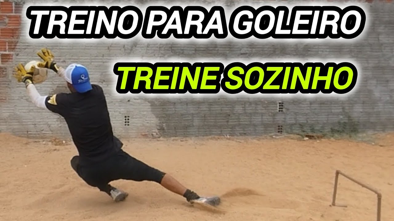 TREINO DE GOLEIRO SOZINHO NA PAREDE - GOLEIRO INICIANTE, GOLEIRO AMADOR