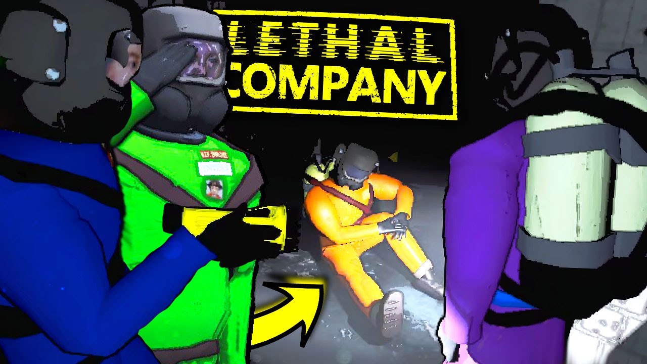 Uratowaliśmy *ZGUBIONEGO NPC* w LETHAL COMPANY! 😮