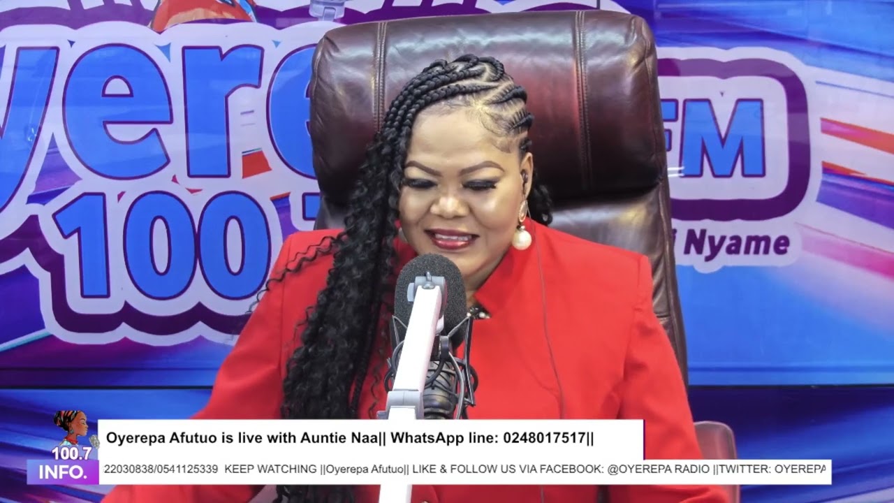 Oyerepa Afutuo is live with Auntie Naa || 12-08-2024 || Whatsapp 0248017517