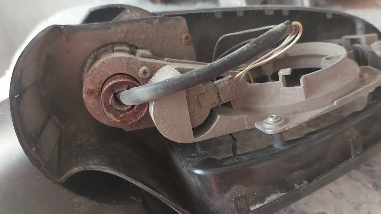 Полная разборка зеркала с автоскладыванием Opel Astra H GTC