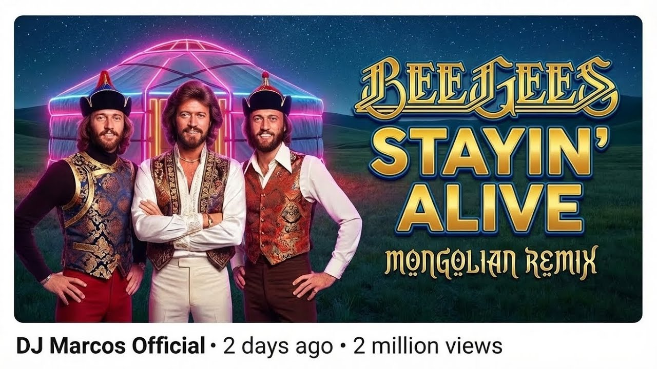 Stayin' Alive - Mongolian Throat Singing Remix 