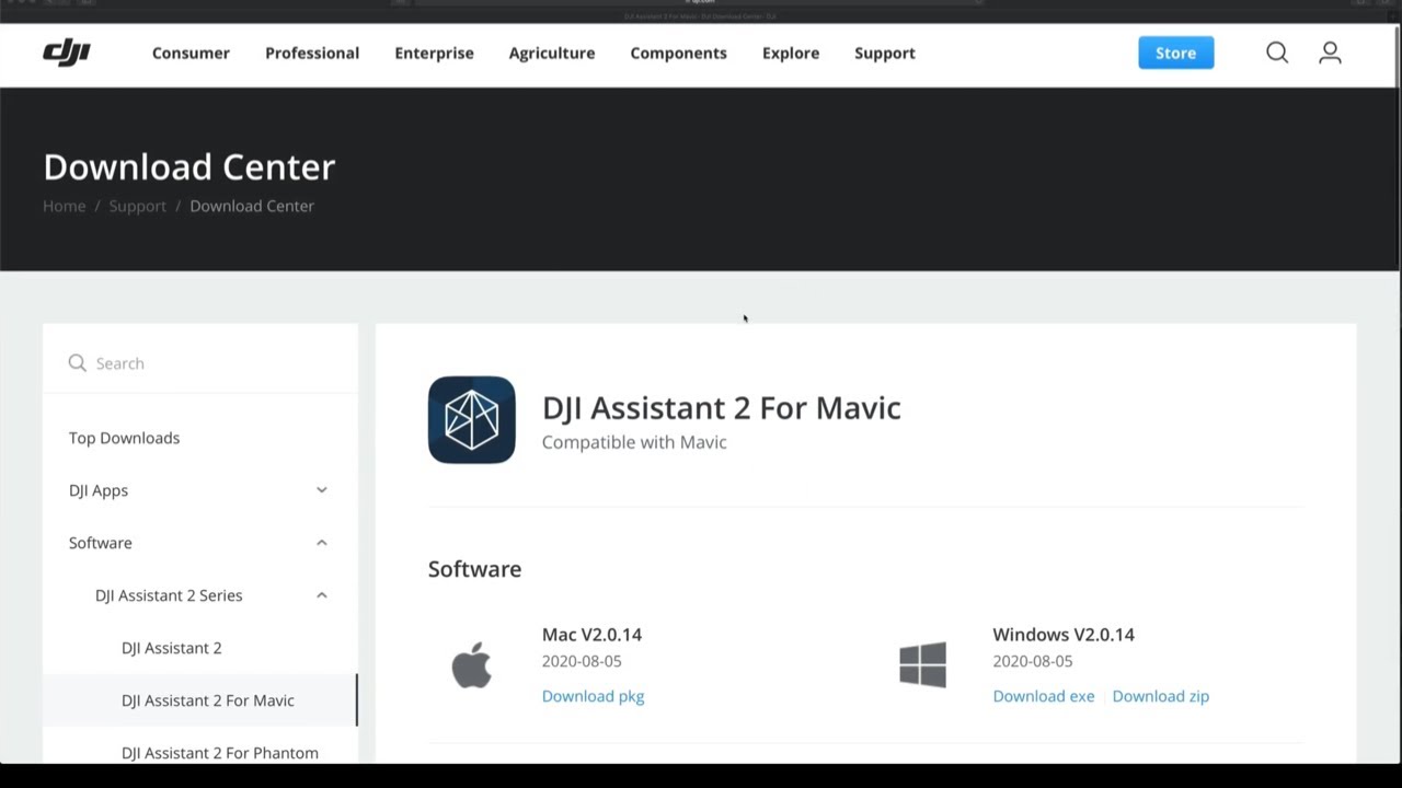 How to Download & Install DJI Assistant 2 for Mavic on macOS Catalina