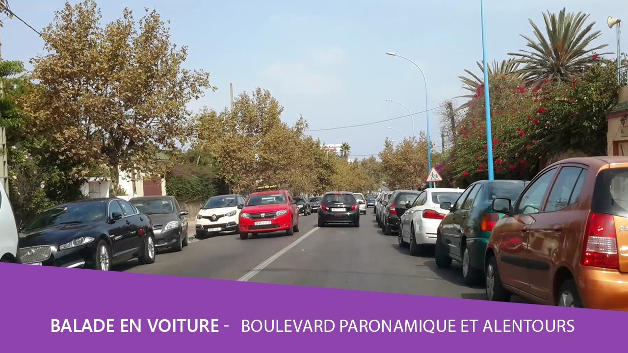 Balade voiture 🚘 Boulevard Paronamique et alentours Casablanca Maroc
