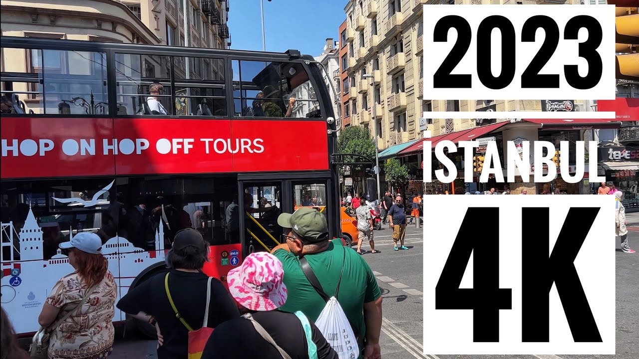 İstanbul Street Walking Tour Sirkeci Mısır Çarşı Eminönü Galata Köprüsü Bosphorus | August 2023 4K