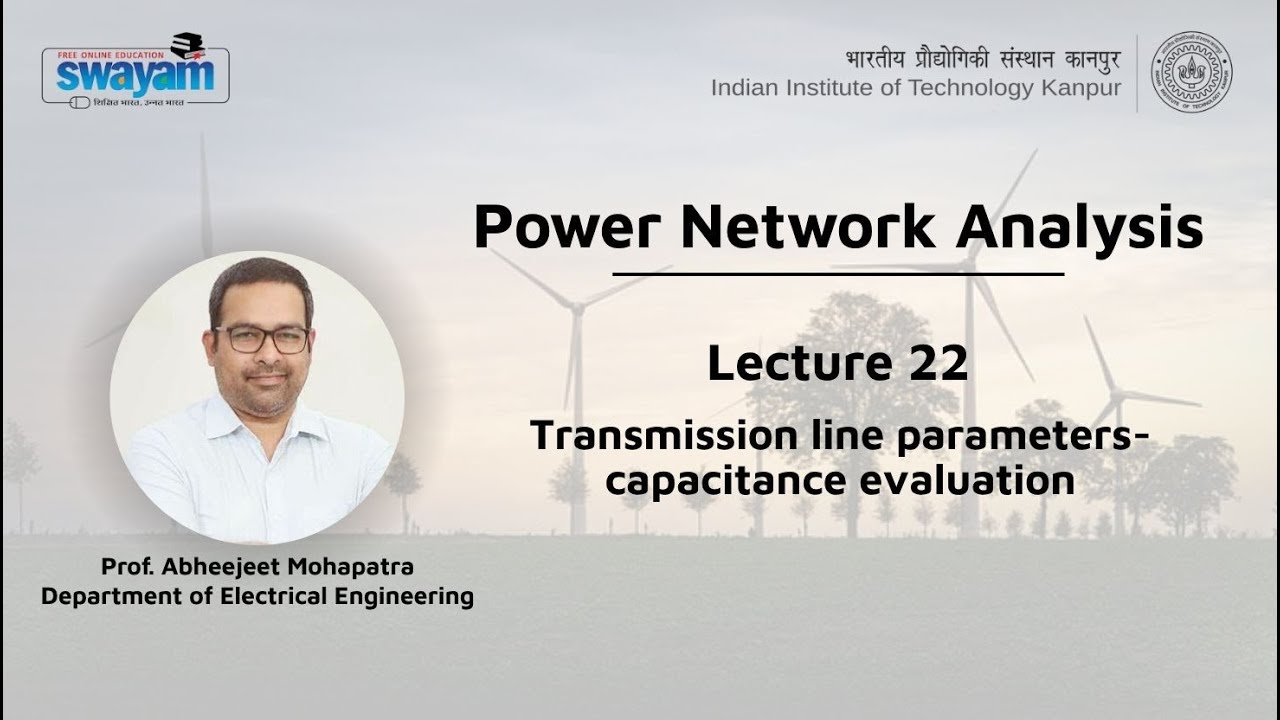 Lecture 22: Transmission line parameters- capacitance evaluation