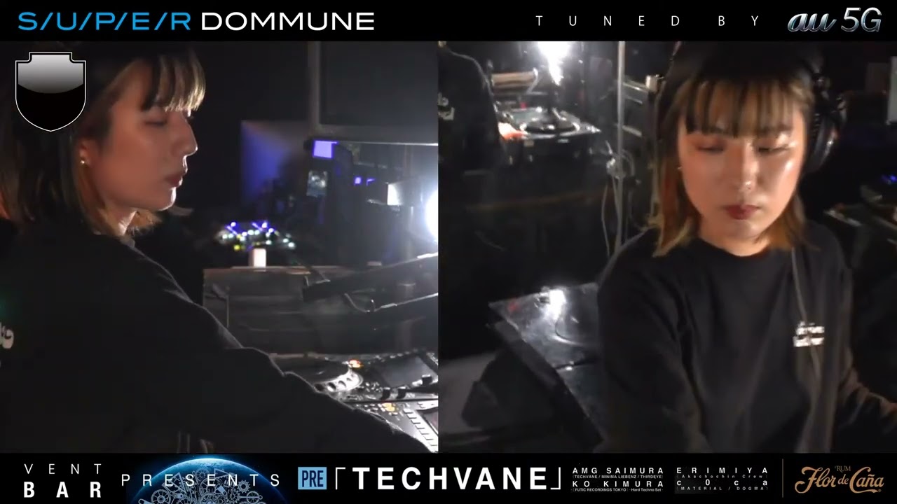 ERIMIYA │SUPER DOMMUNE 2022/02/16 VENT BAR presents「Pre:TECHVANE」