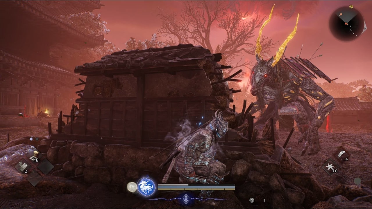 Nioh 3. Встреча с Мэдзуки. Мир тьмы