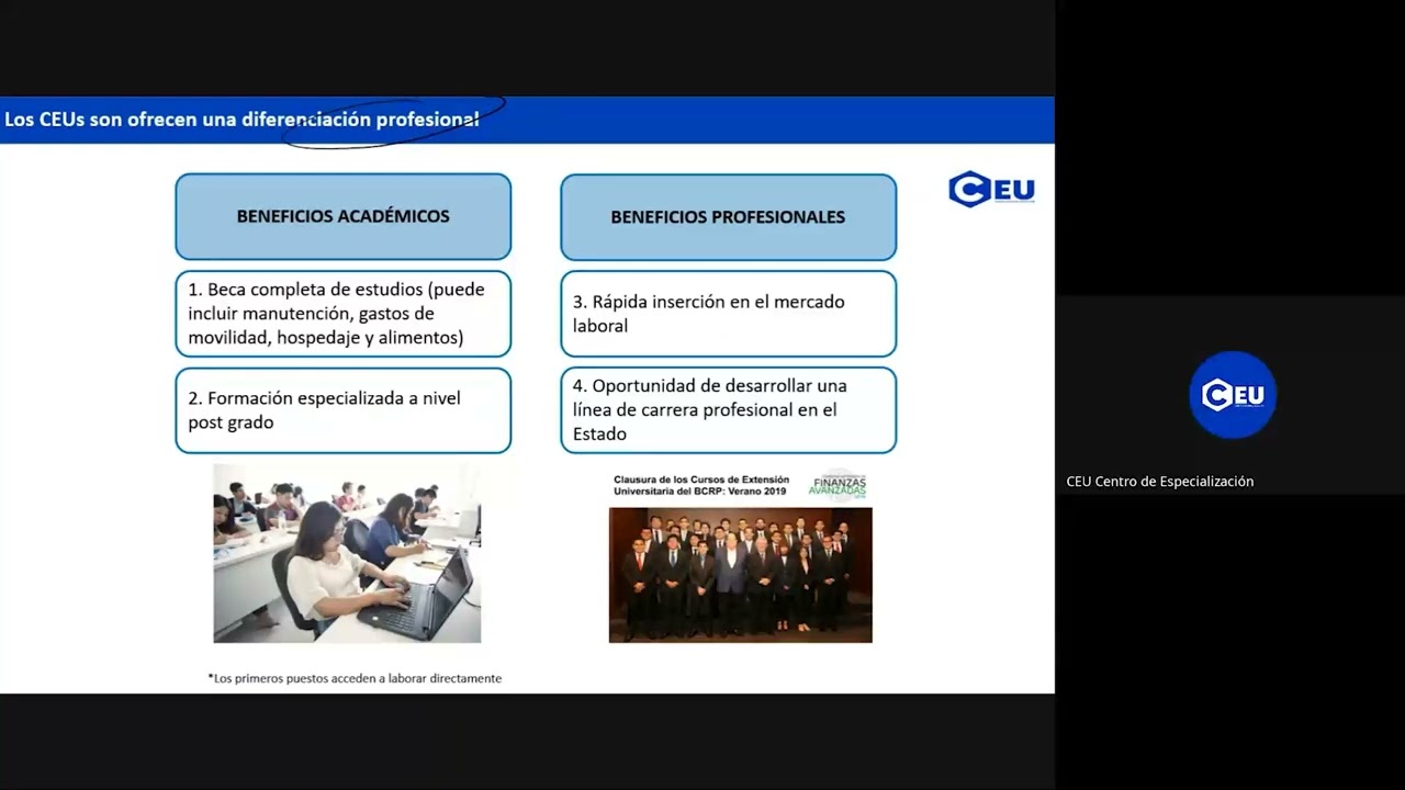 BECAS PARA ESTUDIAR Y TRABAJAR EN LOS CURSOS DE EXTENSIÓN