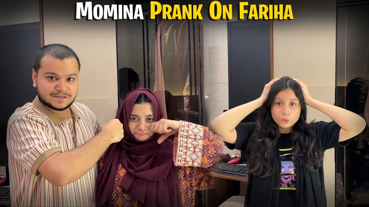Fake fight prank on Fariha😱| End me Fariha pareshan hogayi😂😭