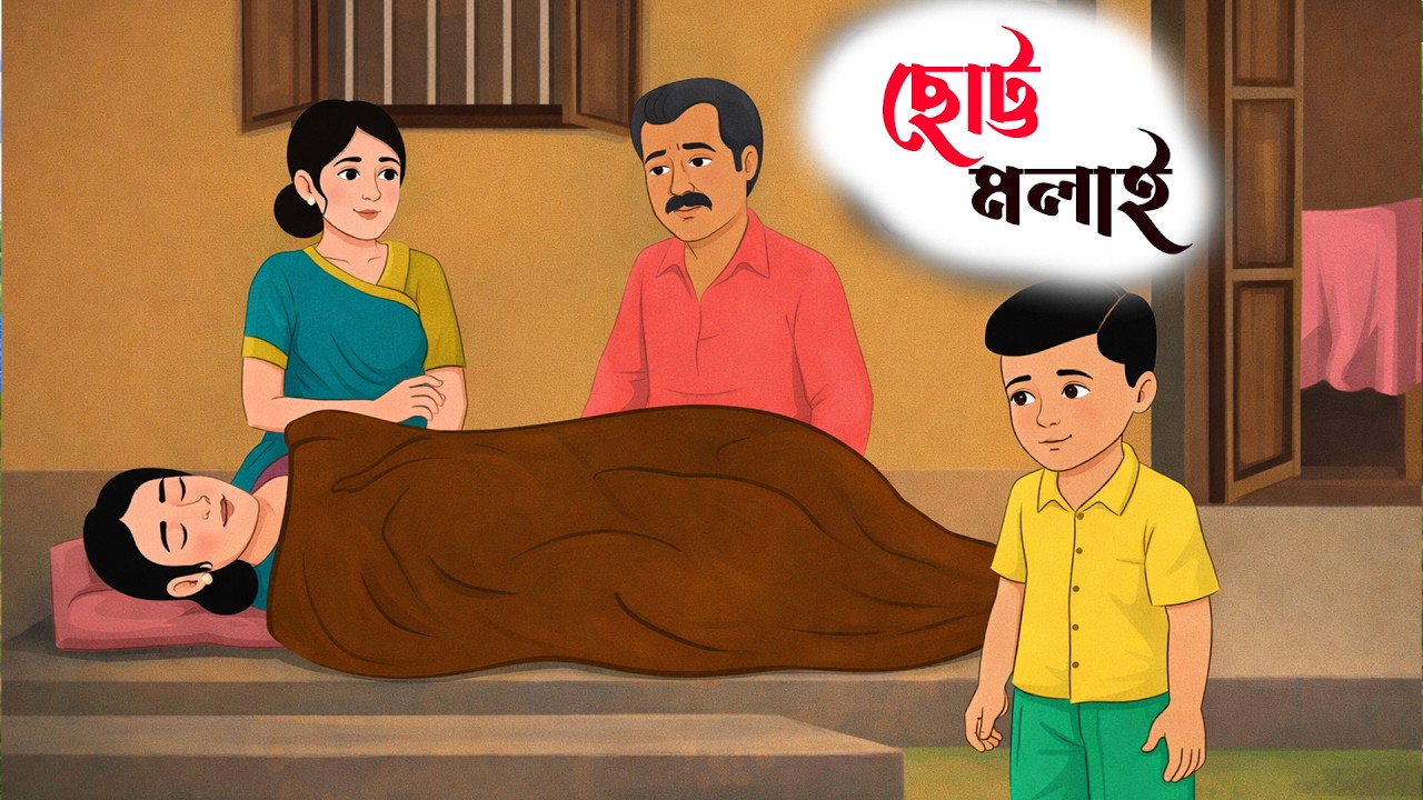 ছোট্ট মলাই । Bangla Village Story | Bengali Fairy Tales Cartoon | Dhadha Point  | Moral Cartoon