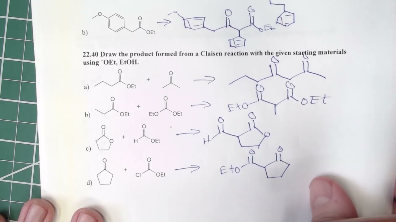Organic Chemistry II CHEM-2425 Ch 22 Carbonyl Condensation Reactions Part 2