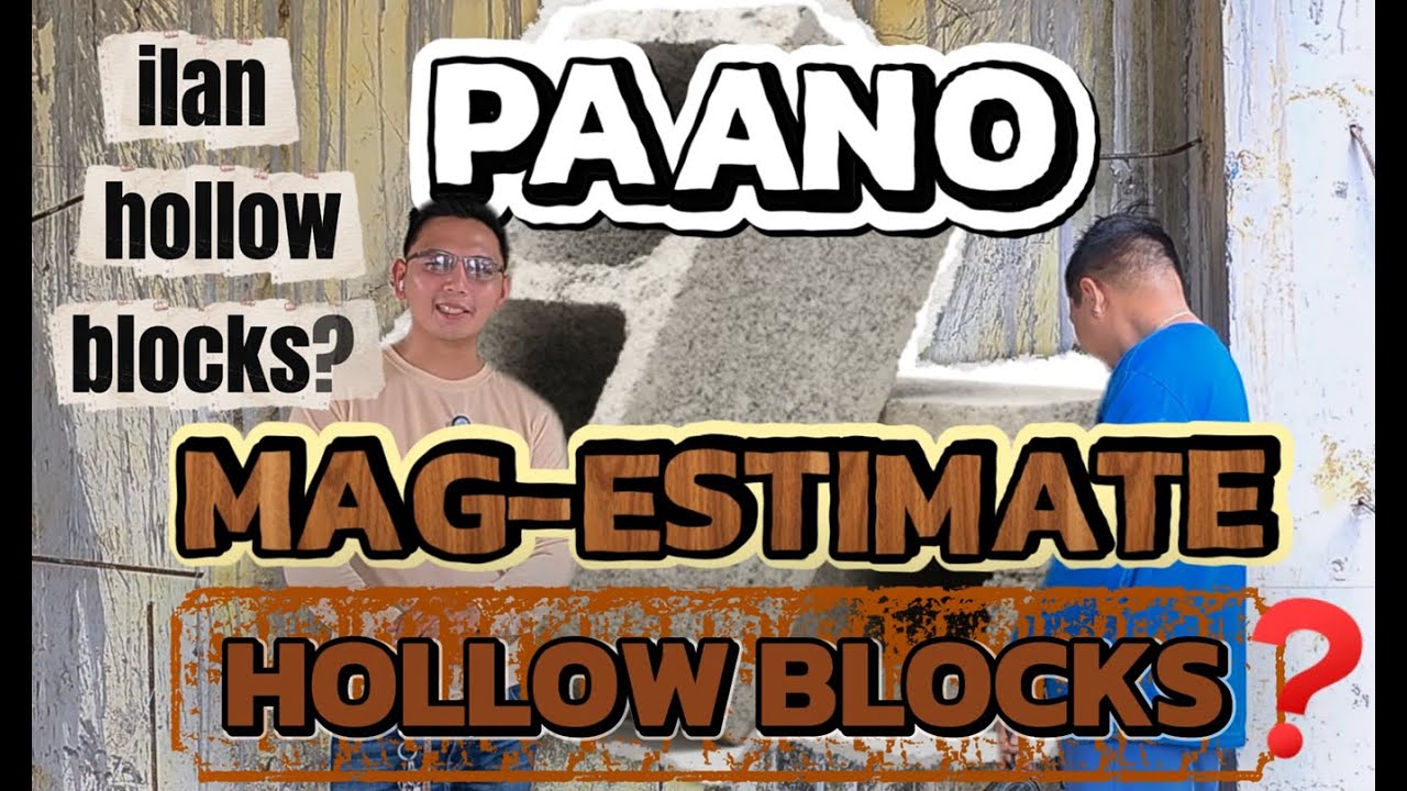 Ilan hollowblocks ang kakailanganin at paano magcompute kung magpapagawa ka ng bahay? Step by Step