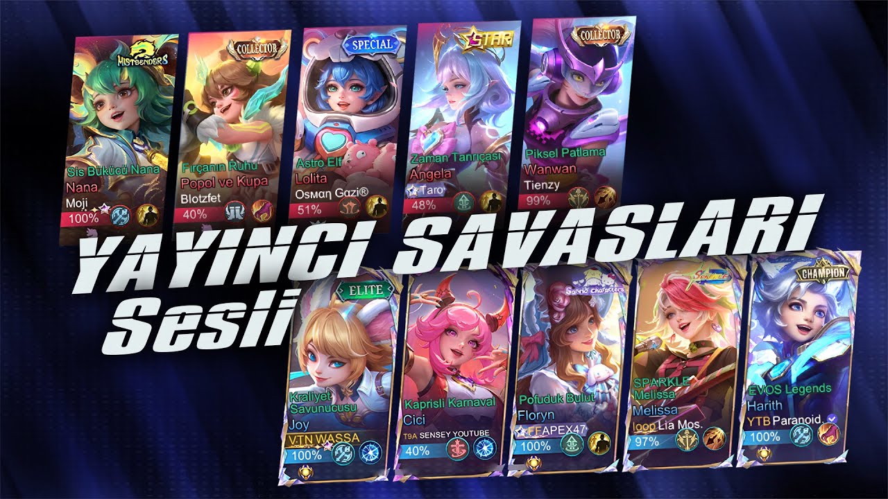 YAYINCILAR SAVAŞIYOR! (SESLİ) / 1. MAÇ JOY / MLBB
