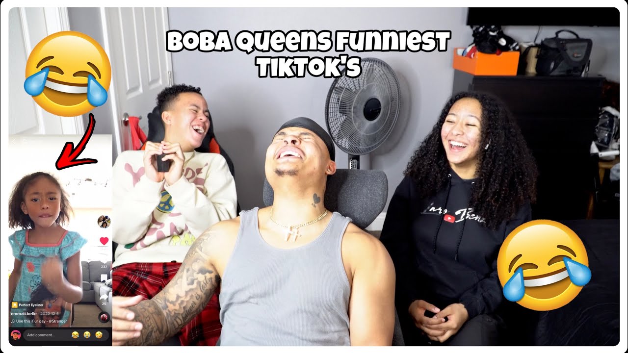 Laro Benz & Siblings REACT To The Boba Queens FUNNIEST TIKTOKS!