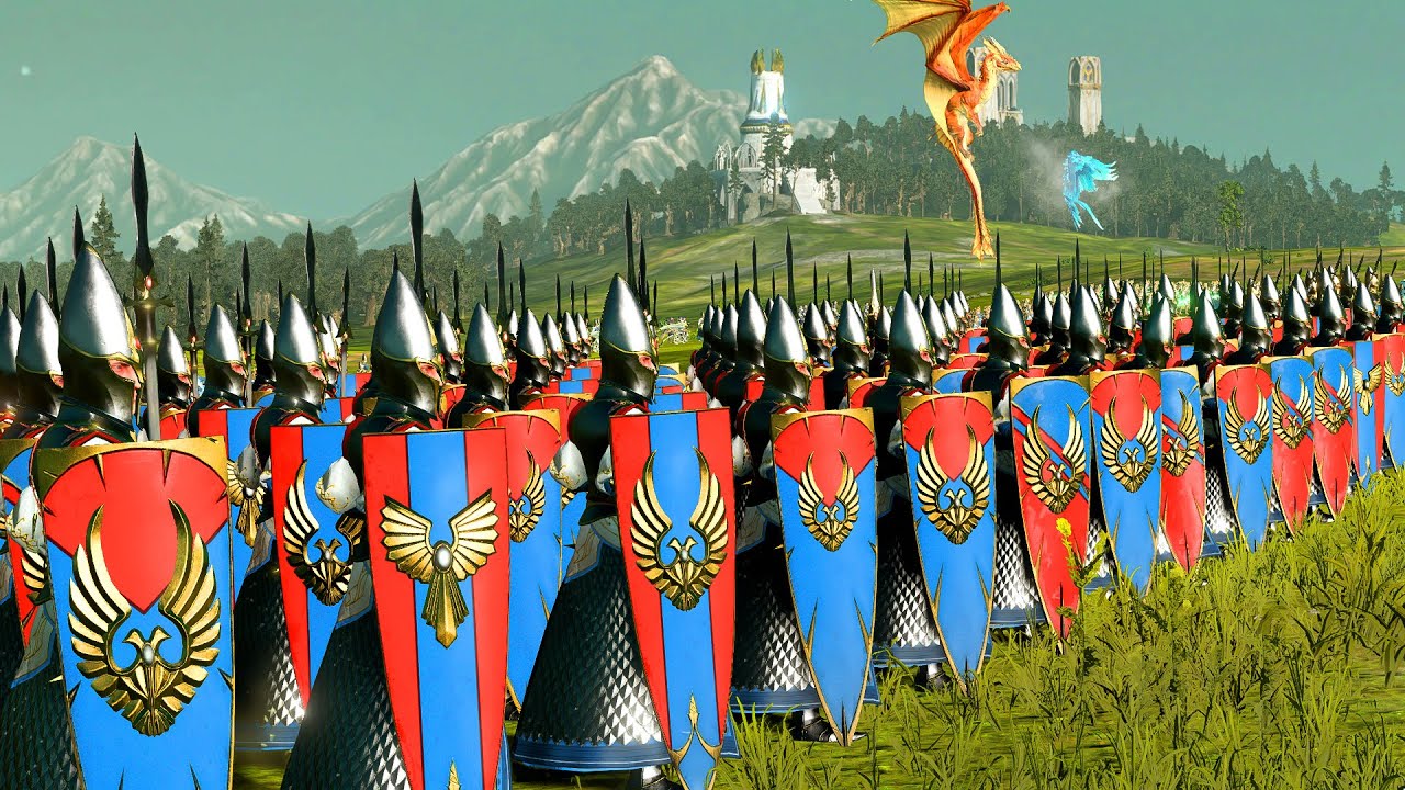 NURGLE vs HIGH ELVES - TotalWar Warhammer 3 cinematic battle
