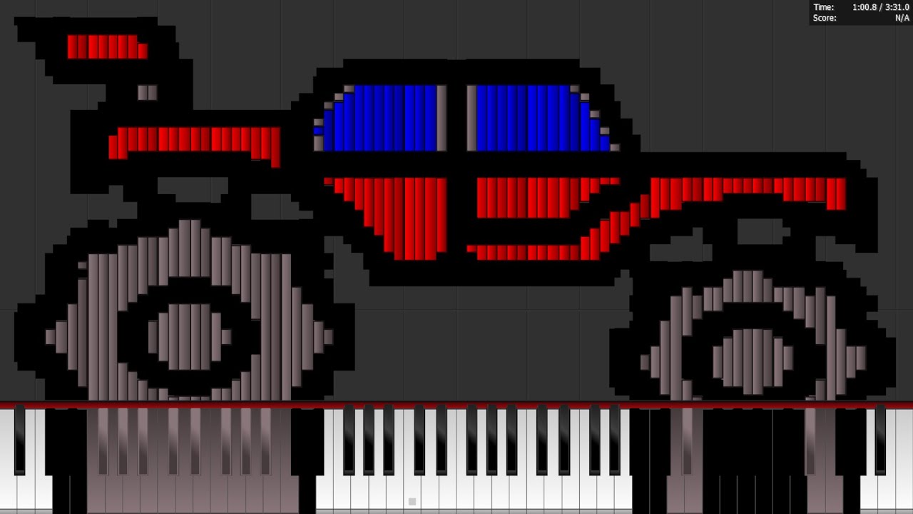 Dark MIDI v2 - Blaze and the Monster Machines Theme Song