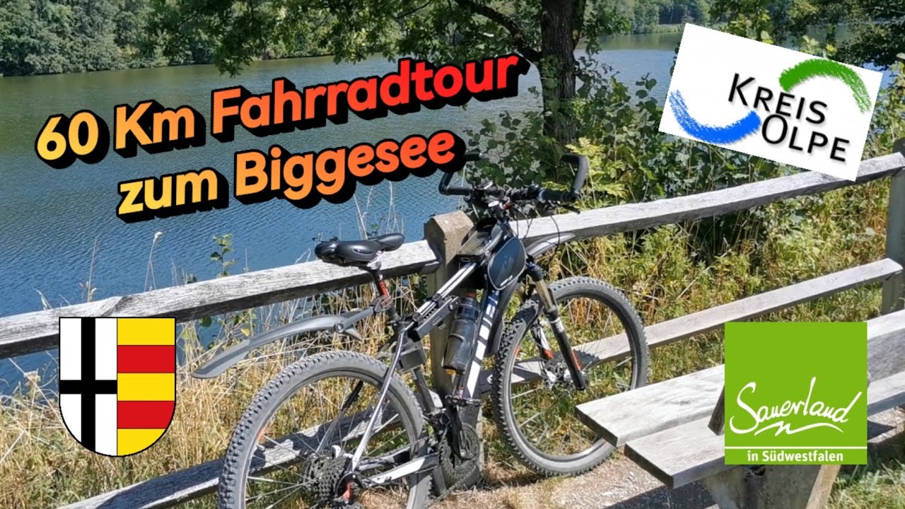 60 Km Fahrradtour zum Biggesee