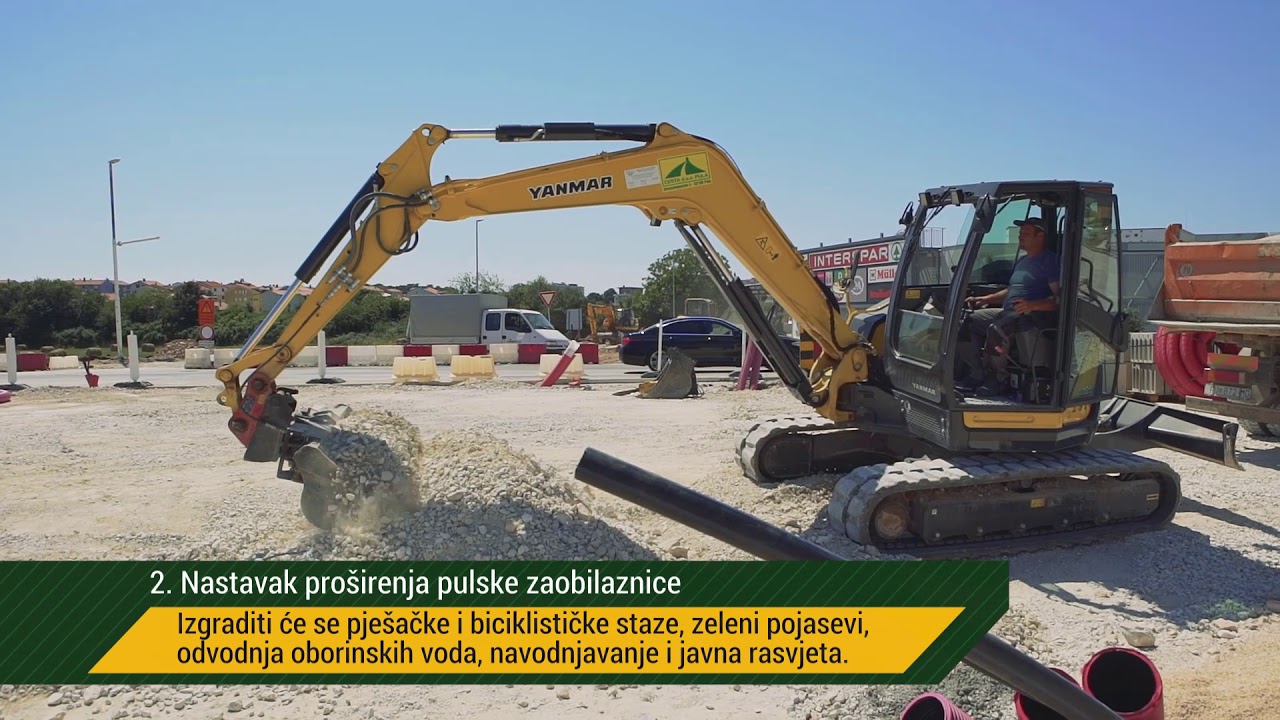 grad pula izgradnja infrastrukture
