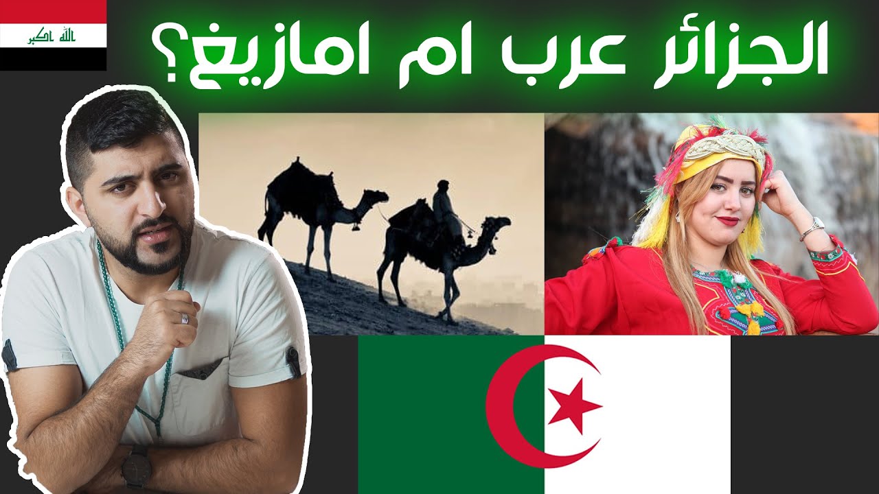 هل الجزائر عرب ام امازيغ؟ ردة فعل عراقي - #رياكشن_شو
