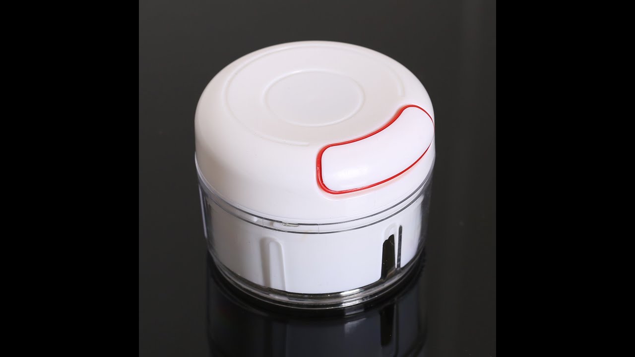 Mini garlic chopper hand pull manual chopper garlic crusher vegetable cutter