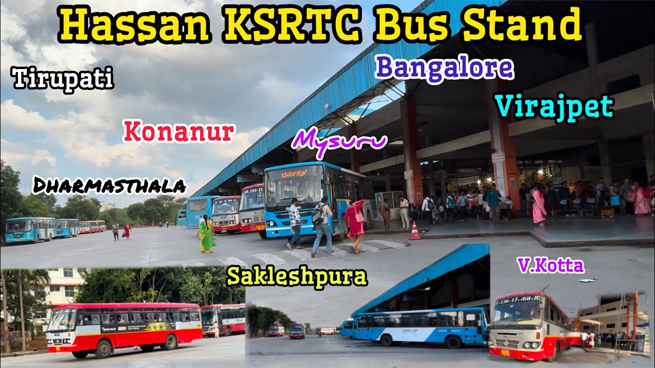 ಹಾಸನ, Hassan KSRTC Bus Stand #hassan #ksrtc #trending #viralvideo #video