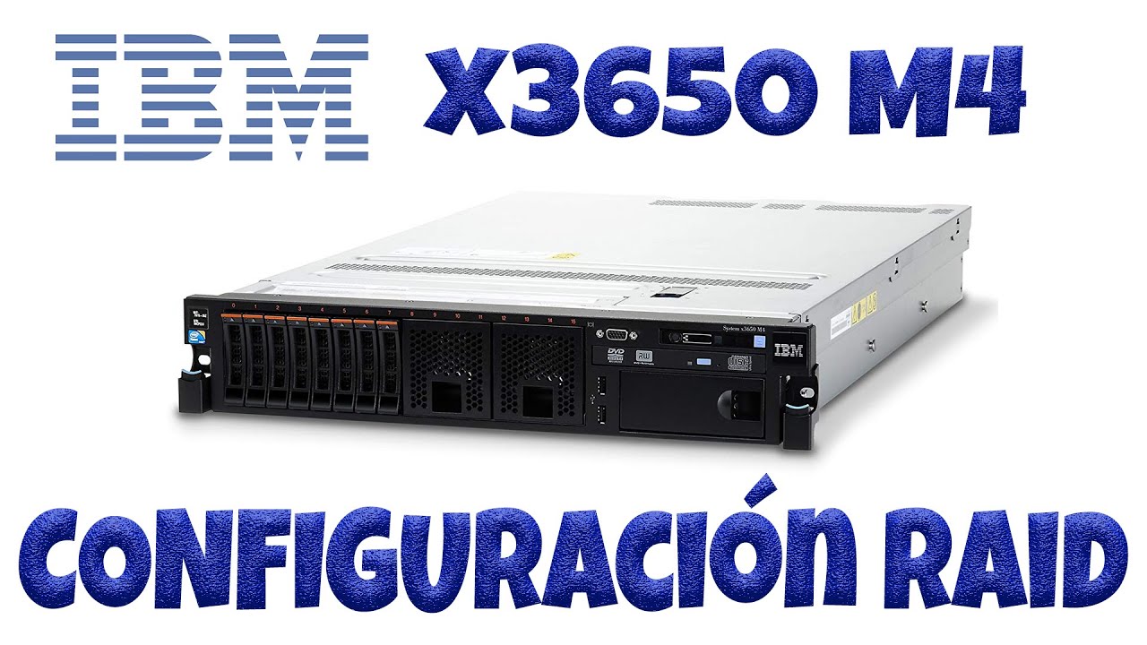 Servidor IBM x3650 M4 Configurar Controladora RAID