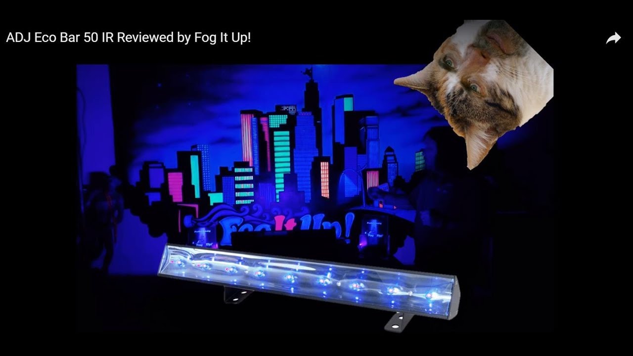 ADJ Eco UV Bar 50 IR Reviewed by Fog It Up!