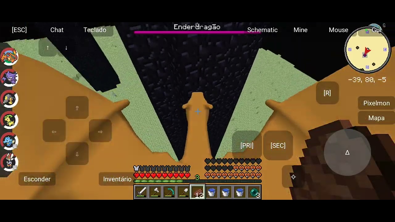 Vídeo para o zap mas N deu certo(não é  continuação daquela série de pixelmon antiga)