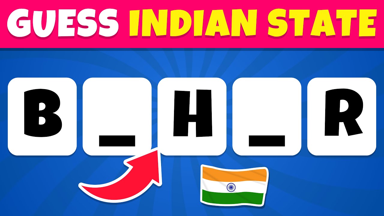 Guess the Indian State from Its Missing Letters | 90% Fail This Challenge!