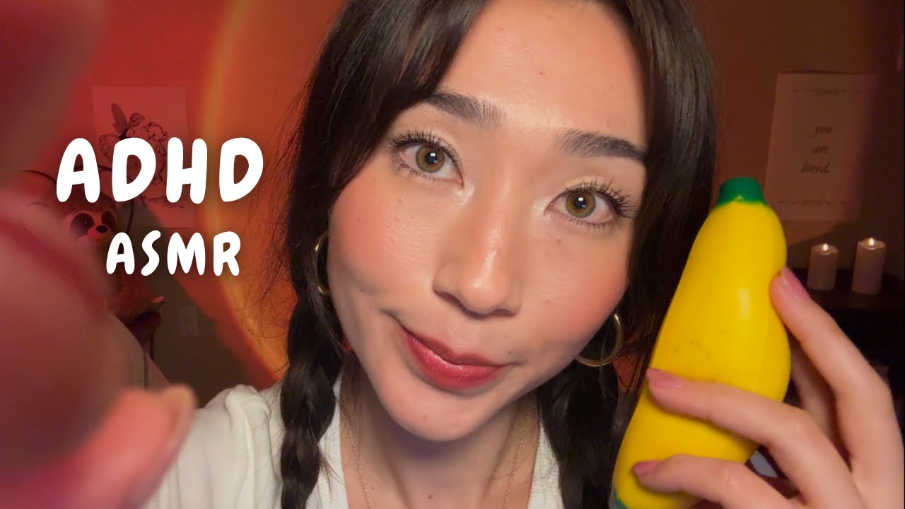 ASMR watch this if you have ADHD 💥 (chaotic, random, fast & aggressive)