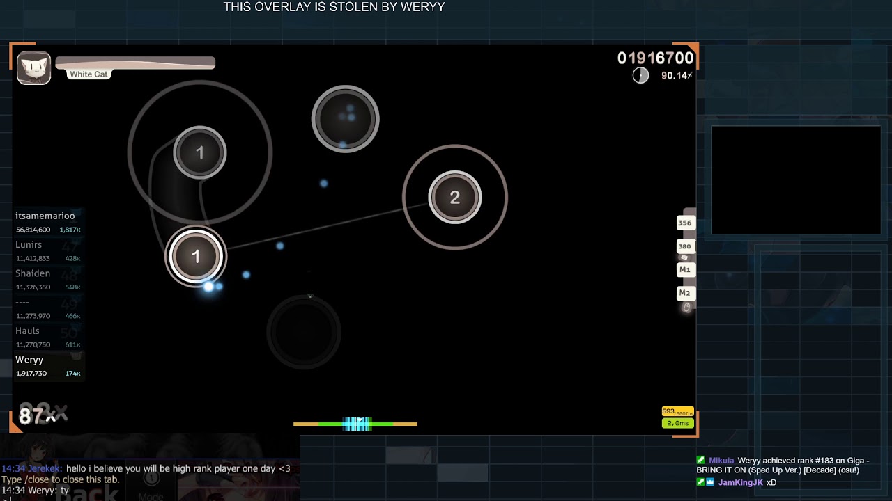 osu! Angelsim moment