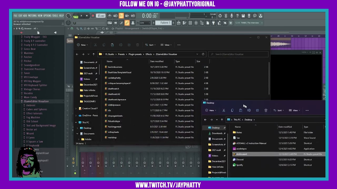 How To Add Presets / Templates To ZGameEditor Visualizer (FL Studio 20 Beat Visual Tips)