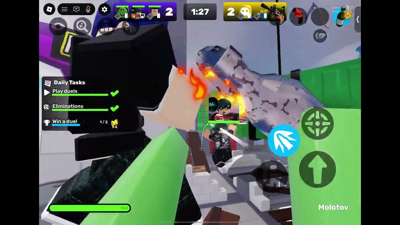 Me cooking in Rivals Roblox