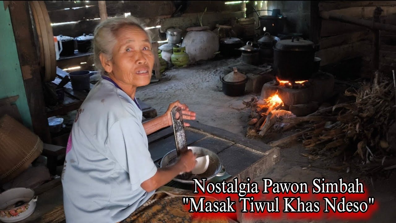 Sudah Langka Sensasi Tiwul Ndeso Sejak 1972 Masak Tradisional Pawon Simbah