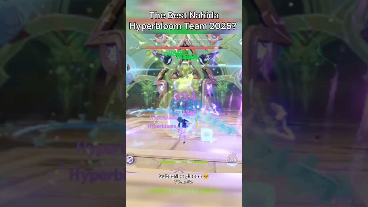 Best Nahida hyperbloom team 2025??#genshinimpact #genshin #viralvideo #2025 #genshinimpactedit #f2p