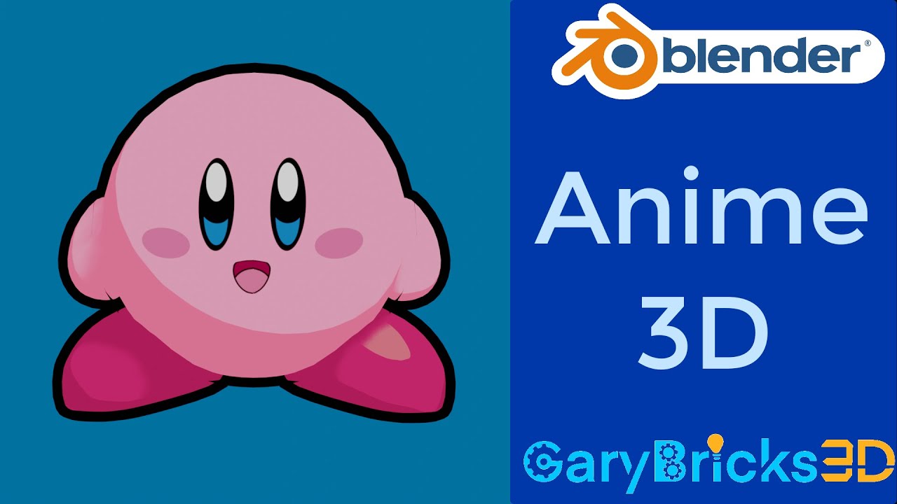 Blender 2.9 - Creando personaje anime Kirby en Blender