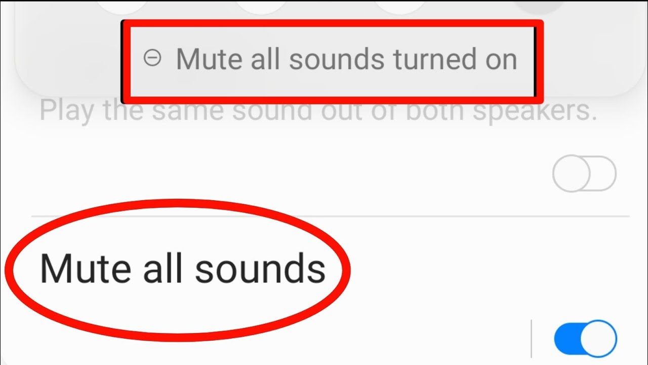 Mute All Sounds Turned On Samsung | How To Fix This Issue And How Did It Come