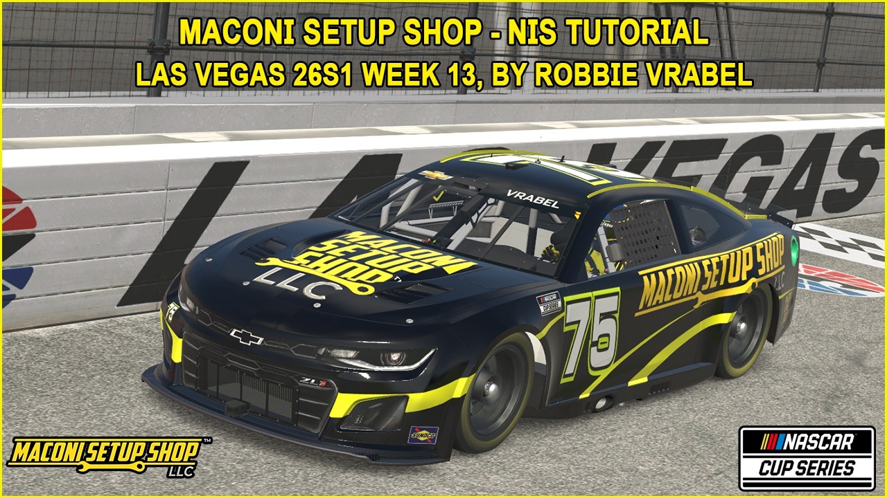 Руководство по квалификации и гонке 26S1 в iRacing Maconi A-Fixed Vegas