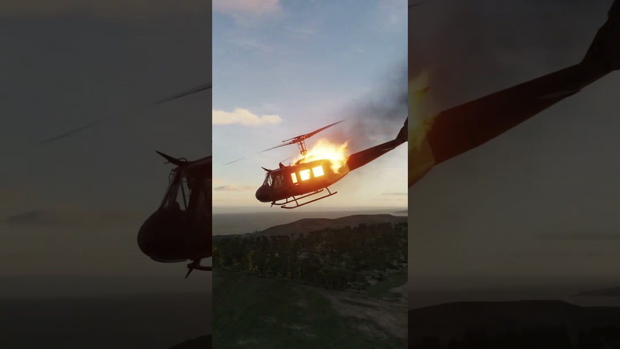 Bell UH-1 Huey - Shot down in the Jungle | DCS World
