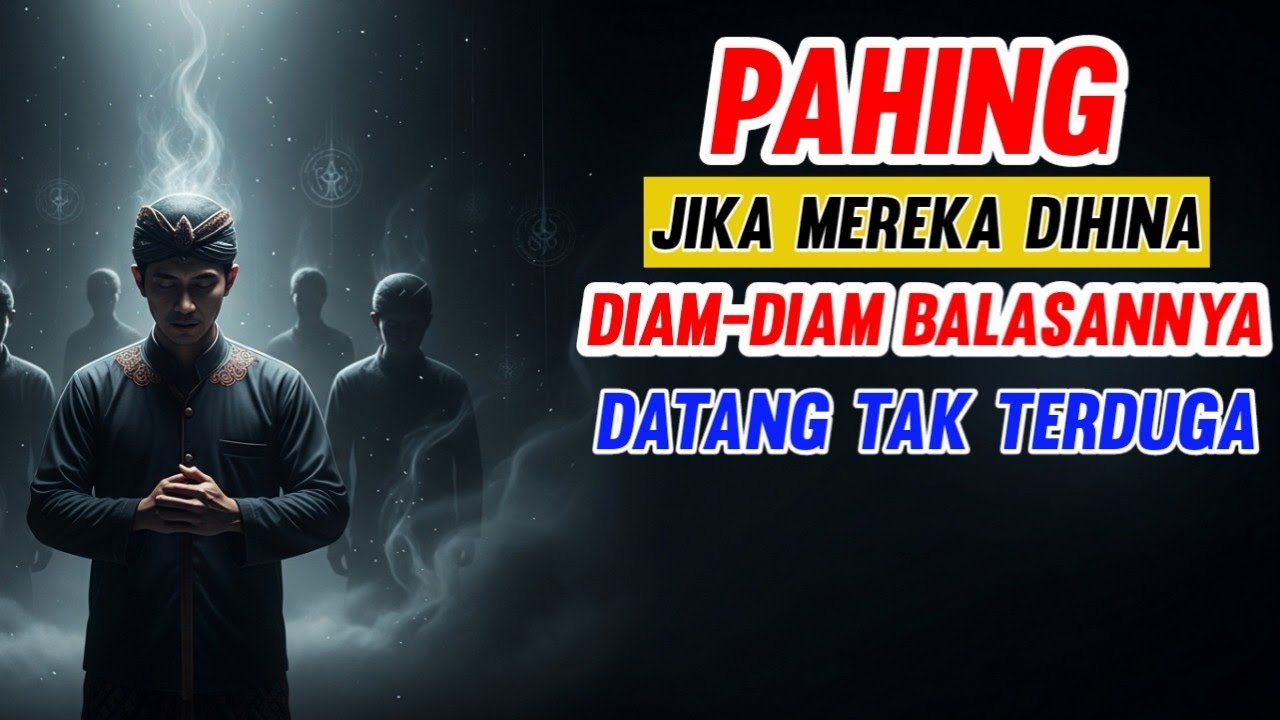 TERBUKTI! Weton Pahing Jika Dihina Diam-Diam, Balasannya Datang Tak Terduga - MAKNA WETON